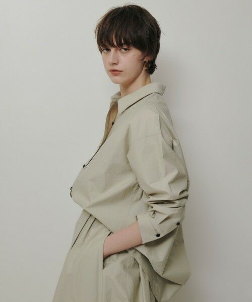 allureville / アルアバイル シャツ・ブラウス | タイプライターロングシャツ | 詳細3