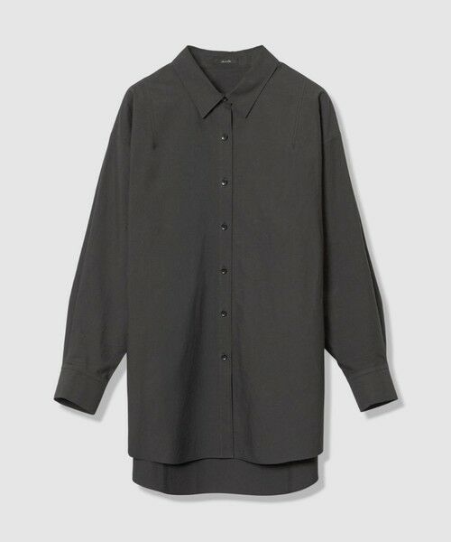 allureville / アルアバイル シャツ・ブラウス | タイプライターロングシャツ（ブラック (95)）