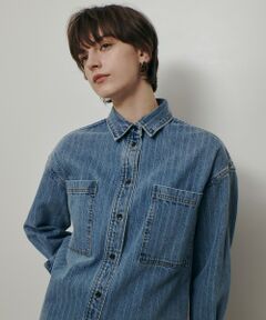 allureville / アルアバイル シャツ・ブラウス | デニムビッグポケットシャツ