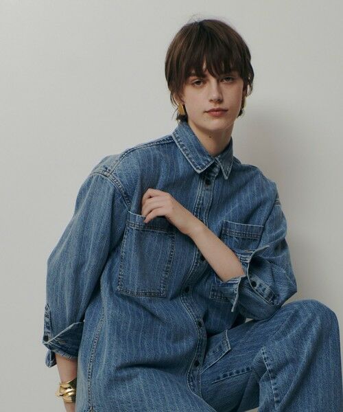 allureville / アルアバイル シャツ・ブラウス | デニムビッグポケットシャツ | 詳細1