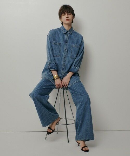 allureville / アルアバイル シャツ・ブラウス | デニムビッグポケットシャツ | 詳細4