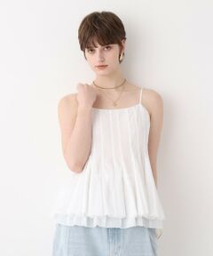 allureville / アルアバイル キャミソール・チューブトップ | 【ATELIER Line】リライムローンペプラムキャミソール