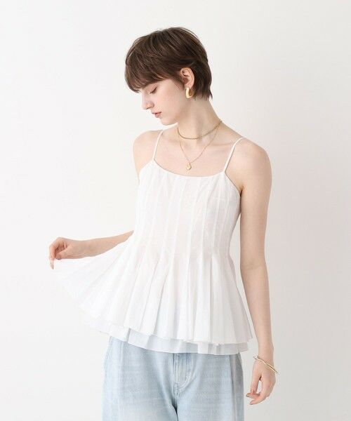 allureville / アルアバイル キャミソール・チューブトップ | 【ATELIER Line】リライムローンペプラムキャミソール | 詳細1
