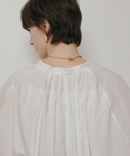 allureville / アルアバイル シャツ・ブラウス | ギャザーボリュームスタンドブラウス | 詳細5