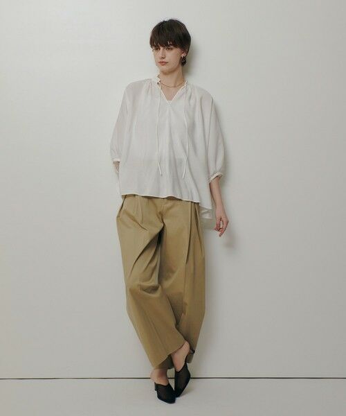 allureville / アルアバイル シャツ・ブラウス | ギャザーボリュームスタンドブラウス | 詳細6