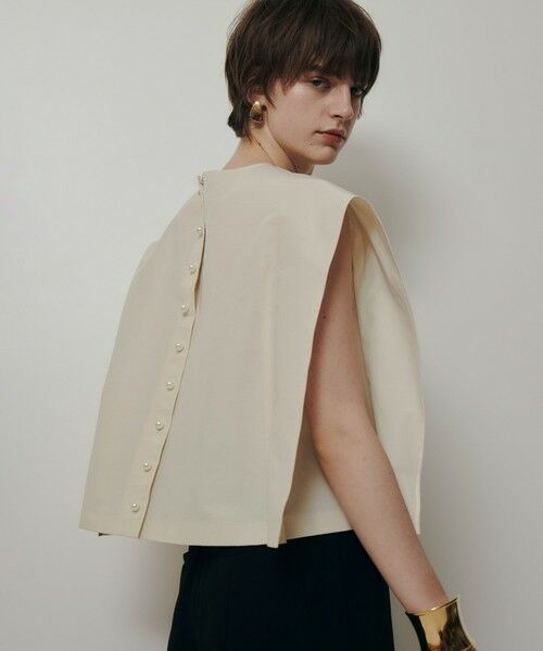 allureville / アルアバイル シャツ・ブラウス | バックパールブラウス | 詳細3