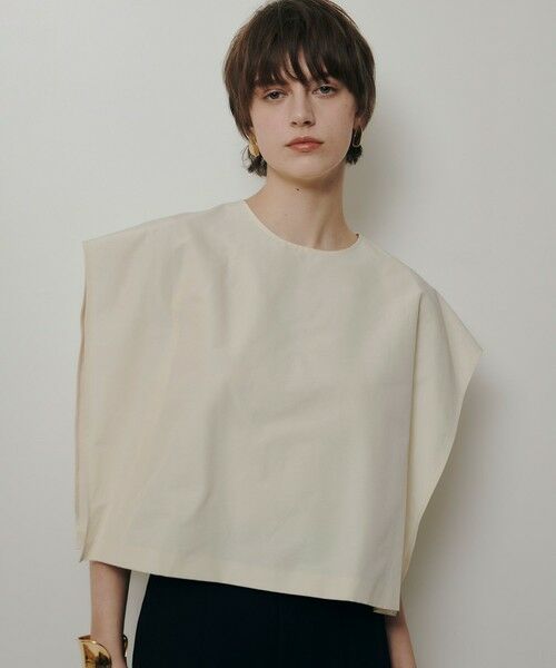 allureville / アルアバイル シャツ・ブラウス | バックパールブラウス（アイボリー (04)）