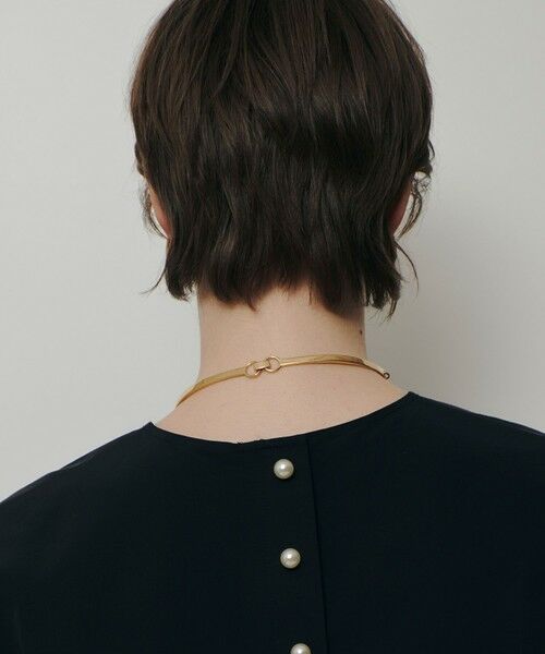 allureville / アルアバイル シャツ・ブラウス | バックパールブラウス | 詳細14