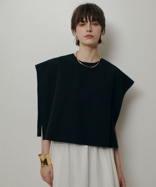 allureville / アルアバイル シャツ・ブラウス | バックパールブラウス（ブラック (95)）