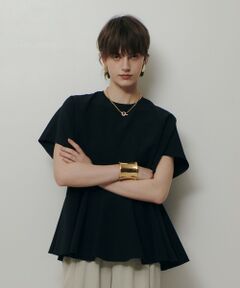 allureville / アルアバイル シャツ・ブラウス | リネンラミーペプラムブラウス