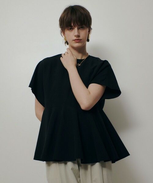 allureville / アルアバイル シャツ・ブラウス | リネンラミーペプラムブラウス | 詳細5