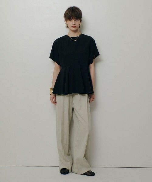 allureville / アルアバイル シャツ・ブラウス | リネンラミーペプラムブラウス | 詳細9