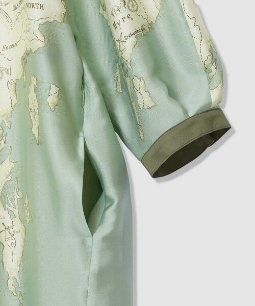 allureville / アルアバイル ロング・マキシ丈ワンピース | ＭＡＰプリントバックリボンワンピース | 詳細10