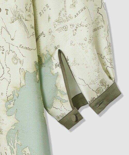 allureville / アルアバイル ロング・マキシ丈ワンピース | ＭＡＰプリントバックリボンワンピース | 詳細12