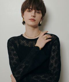 allureville / アルアバイル ドレス | レースニットワンピース