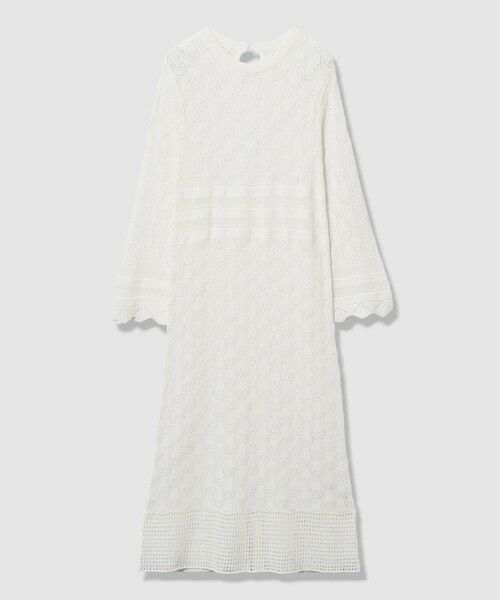 allureville / アルアバイル ドレス | レースニットワンピース（オフホワイト (02)）