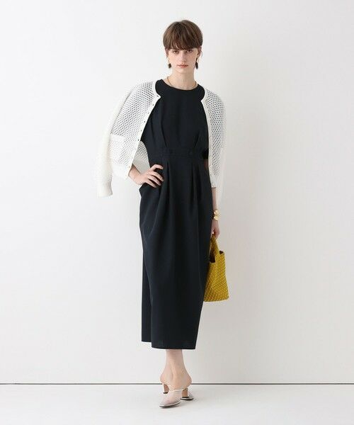 allureville / アルアバイル ロング・マキシ丈ワンピース | リネンライクタッキングワンピース | 詳細4