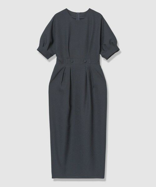 allureville / アルアバイル ロング・マキシ丈ワンピース | リネンライクタッキングワンピース | 詳細5