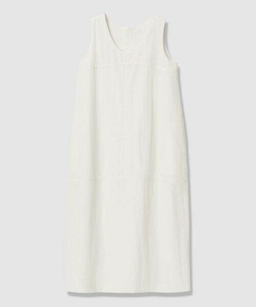 allureville / アルアバイル ロング・マキシ丈ワンピース | 【ATELIER Line】ノースリーブコクーンワンピース（オフホワイト (02)）