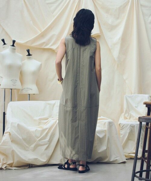allureville / アルアバイル ロング・マキシ丈ワンピース | 【ATELIER Line】ノースリーブコクーンワンピース | 詳細4