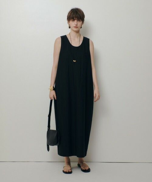 allureville / アルアバイル ロング・マキシ丈ワンピース | ノースリーブコクーンワンピース | 詳細1