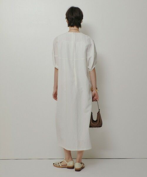 allureville / アルアバイル ロング・マキシ丈ワンピース | リネンラミーコクーンワンピース | 詳細4