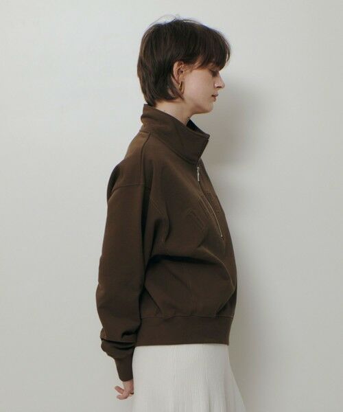 allureville / アルアバイル カットソー | ハーフジップ刺繍プルオーバー | 詳細11