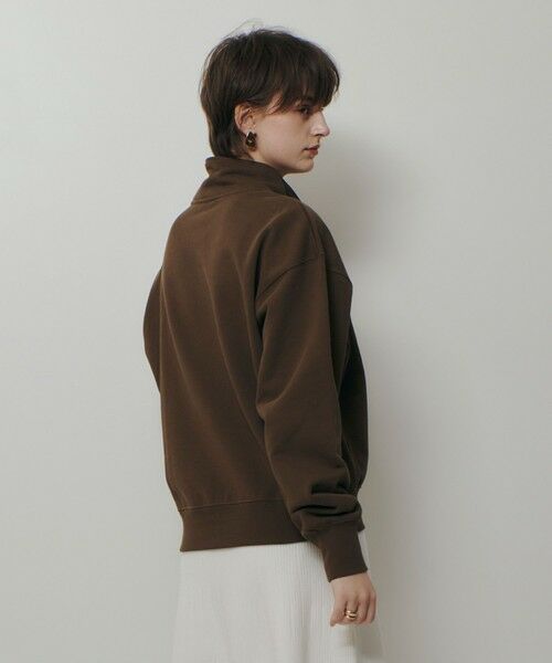 allureville / アルアバイル カットソー | ハーフジップ刺繍プルオーバー | 詳細12