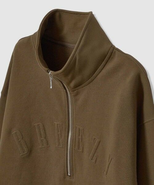 allureville / アルアバイル カットソー | ハーフジップ刺繍プルオーバー | 詳細18