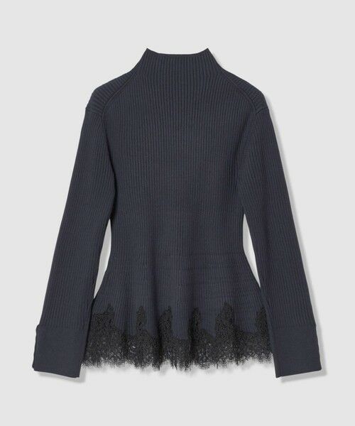 allureville / アルアバイル ニット・セーター | レースドッキングリブプルオーバー | 詳細10