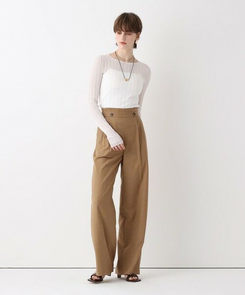 allureville / アルアバイル ニット・セーター | シアーリブプルオーバー | 詳細5