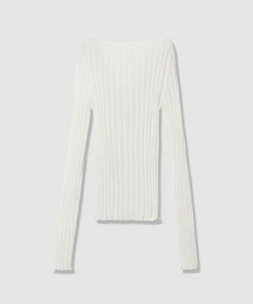 allureville / アルアバイル ニット・セーター | シアーリブプルオーバー | 詳細8