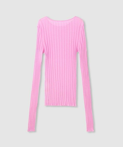 allureville / アルアバイル ニット・セーター | シアーリブプルオーバー | 詳細10