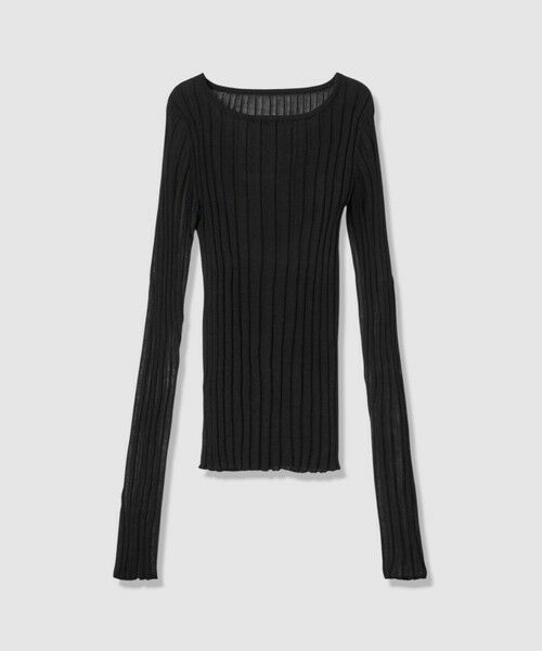 allureville / アルアバイル ニット・セーター | シアーリブプルオーバー | 詳細18