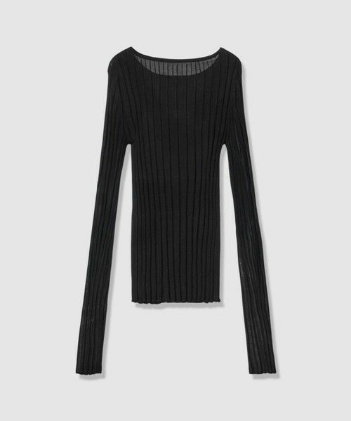 allureville / アルアバイル ニット・セーター | シアーリブプルオーバー | 詳細19