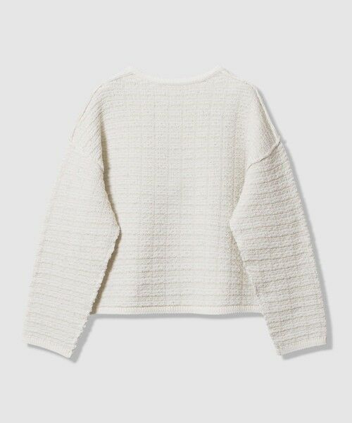 allureville / アルアバイル カーディガン・ボレロ | リバーシブルツィードカーディガン | 詳細1