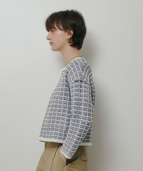 allureville / アルアバイル カーディガン・ボレロ | リバーシブルツィードカーディガン | 詳細11