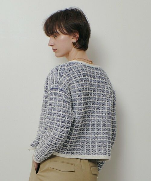 allureville / アルアバイル カーディガン・ボレロ | リバーシブルツィードカーディガン | 詳細12