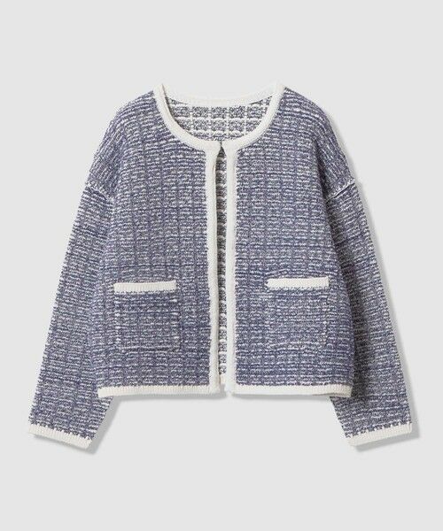 allureville / アルアバイル カーディガン・ボレロ | リバーシブルツィードカーディガン | 詳細14
