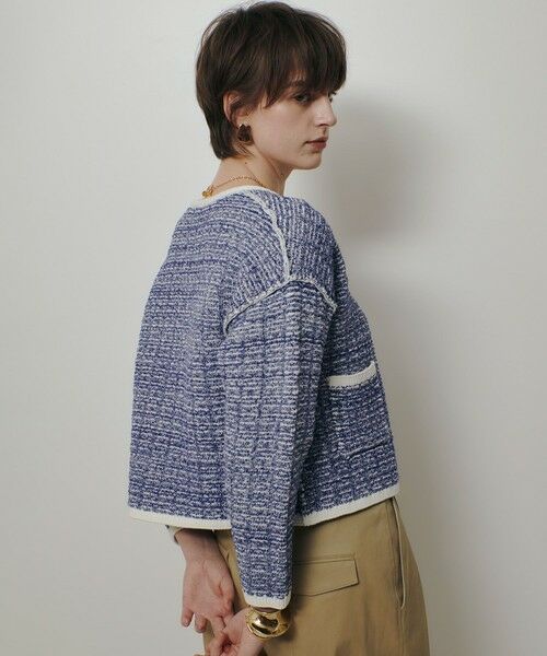 allureville / アルアバイル カーディガン・ボレロ | リバーシブルツィードカーディガン | 詳細7