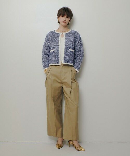 allureville / アルアバイル カーディガン・ボレロ | リバーシブルツィードカーディガン | 詳細9