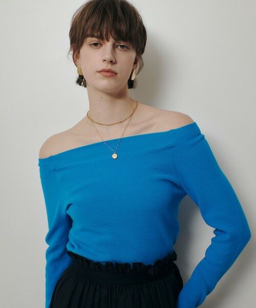 allureville / アルアバイル ニット・セーター | ２ＷＡＹネックフリルカフプルオーバー | 詳細7