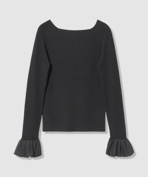 allureville / アルアバイル ニット・セーター | ２ＷＡＹネックフリルカフプルオーバー | 詳細12