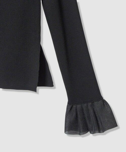 allureville / アルアバイル ニット・セーター | ２ＷＡＹネックフリルカフプルオーバー | 詳細14