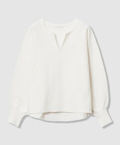 allureville / アルアバイル ニット・セーター | コットンインレードルマンスリーブプルオーバー