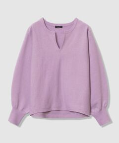 allureville / アルアバイル ニット・セーター | コットンインレードルマンスリーブプルオーバー