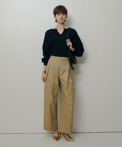 allureville / アルアバイル ニット・セーター | コットンインレードルマンスリーブプルオーバー | 詳細9