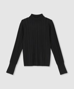 allureville / アルアバイル ニット・セーター | ストライプモックネックレス プルオーバー