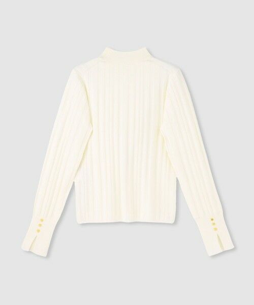 allureville / アルアバイル ニット・セーター | ストライプモックネックレス プルオーバー | 詳細1