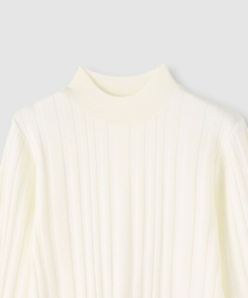allureville / アルアバイル ニット・セーター | ストライプモックネックレス プルオーバー | 詳細2